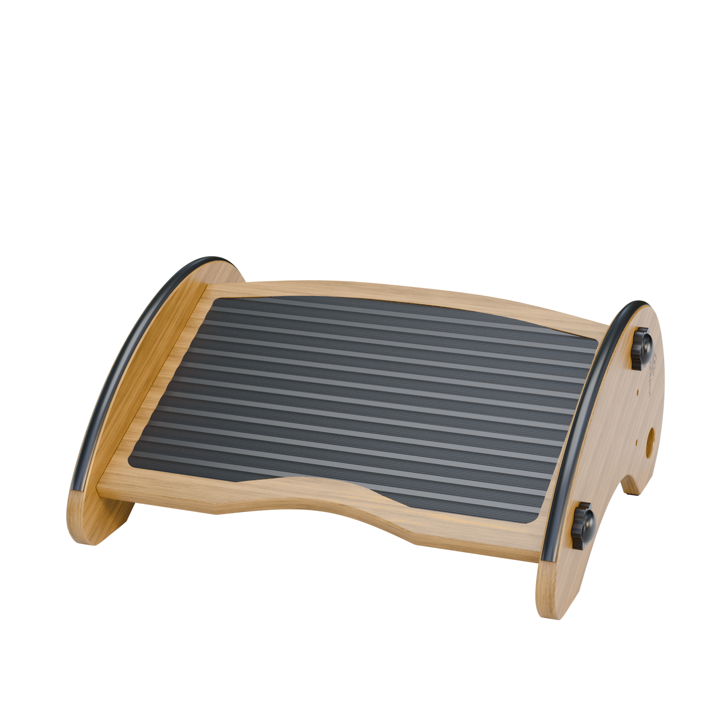 KomfiNest Ergonomic Bamboo Footrest